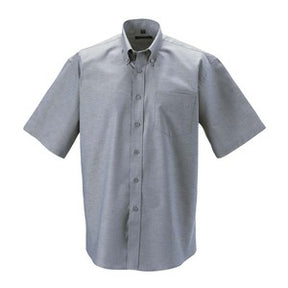 933M Mens Short Sleeve Shirt Silver - Indigo Supplies Ltd