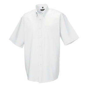 Mens Short Sleeve Shirt 933M White - Indigo Supplies Ltd