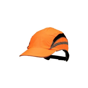 3M First Base 3 Bump Cap 2021875 Classic High Visibility Standard Peak Orange 70MM - Indigo Supplies Ltd