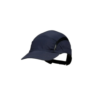 3M First Base 3 Bump Cap 2030043 Classic Standard Peak Navy Blue 70MM - Indigo Supplies Ltd