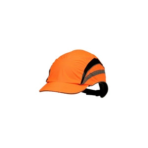 3M First Base 3 Bump Cap 2021874 Classic High Visibility Reduced Peak Orange 55MM - Indigo Supplies Ltd