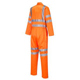 Portwest RT42 High Visibility Coverall Orange - Indigo Supplies Ltd