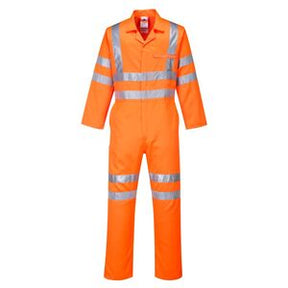 Portwest RT42 High Visibility Coverall Orange - Indigo Supplies Ltd