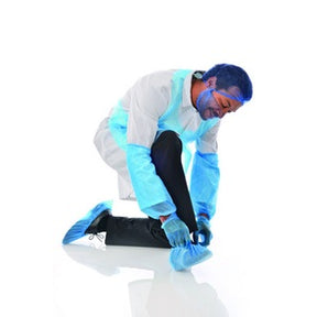Catersafe Disposable Overshoes Blue 14" (Pack 100) - Indigo Supplies Ltd