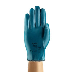 Ansell 32-105 Hynit Fully Coated Blue Nitrile Gloves Cut A - Indigo Supplies Ltd
