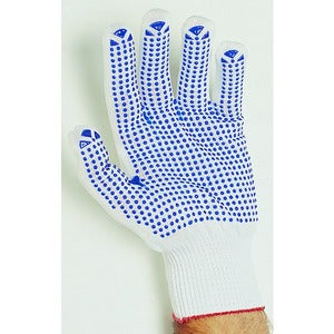 KeepSAFE Pick & Go Dots On Palm Glove Blue