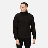 Regatta TRF557 Micro Full Zip Fleece Black - Indigo Supplies Ltd