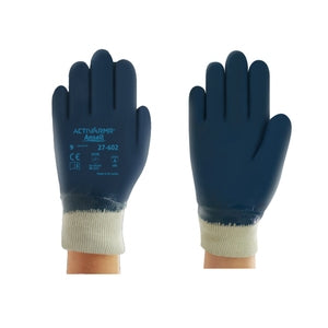 Ansell Hycron Fully Coated Nitrile Ref 27-602 Blue - Indigo Supplies Ltd
