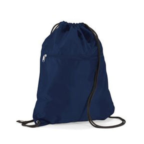 Quadra Premium Gymsac Kit Bag Navy - Indigo Supplies Ltd