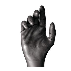 Juba Grippazz Heavy Duty Nitrile Disposable Glove Black (Pack 50) - Indigo Supplies Ltd