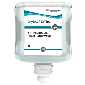 SCJ Oxybac Extra Antibac Foam Handwash Cartridge 1 Litre - Indigo Supplies Ltd