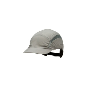 3M First Base 3 Bump Cap 2030607 Classic Reduced Peak Grey 55MM - Indigo Supplies Ltd