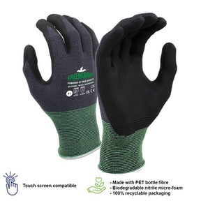 MCR GP1079NM MCR Greenknight Nitrile Micro Foam Glove + Header - Indigo Supplies Ltd