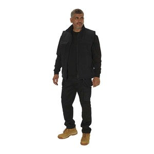 Endurance 2 Layer Softshell Bodywarmer Black - Indigo Supplies Ltd
