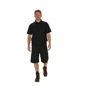 Endurance Short Sleeve Polo Shirt Black - Indigo Supplies Ltd