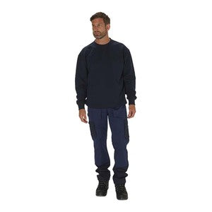 Endurance Crew Neck Sweatshirt Black - Indigo Supplies Ltd