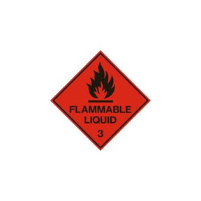 Flammable Liquid (100x100mm) - Indigo Supplies Ltd