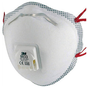 3M FFP3 8833 Disposable Respirators - Pack of 10 - Indigo Supplies Ltd