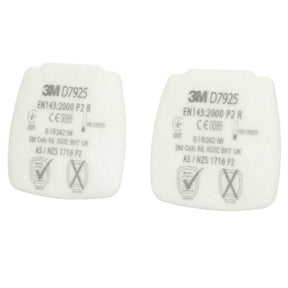 3M D7925 Replaceable Particulate Filters P2R - Pack of 40 - Indigo Supplies Ltd