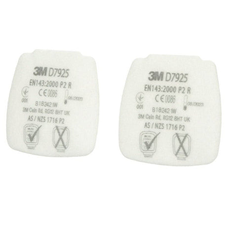 3M D7925 Replaceable Particulate Filters P2R - Pack of 40 - Indigo Supplies Ltd