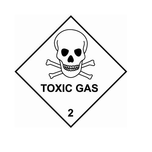 Toxic Gas (100x100mm) - Indigo Supplies Ltd