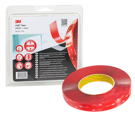 3M VHB 4910 Blister Pack 19mm x 11m - Indigo Supplies Ltd