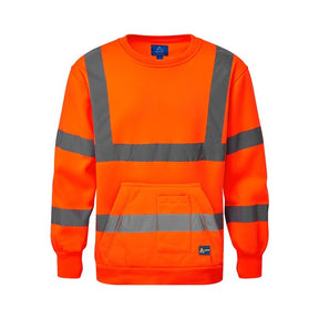 Bodyguard High Visibility Sweatshirt Orange - Indigo Supplies Ltd
