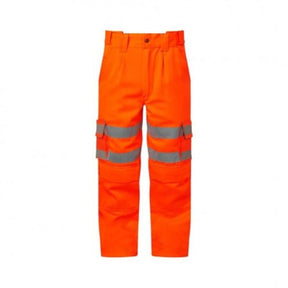 Bodyguard High Visibility Cargo Trousers Long Leg Orange - Indigo Supplies Ltd