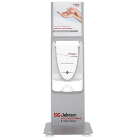 SCJ Stand Countertop Dispenser Stand Silver - Indigo Supplies Ltd