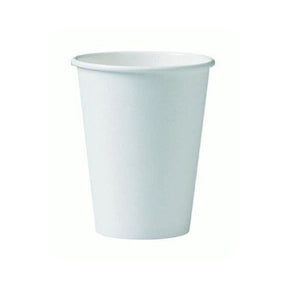 Metro Cup Single Wall Cup White 8OZ (Case 1000) - Indigo Supplies Ltd