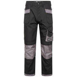 JCB Trade Plus Rip Trousers Black/Grey - Indigo Supplies Ltd