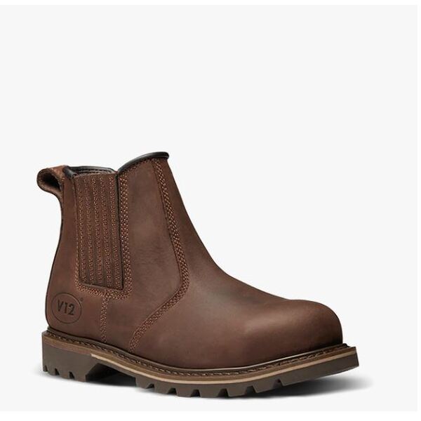 V1231 Rawhide Oil Leather Dealer Boot SBP E HRO SRA Brown - Indigo Supplies Ltd