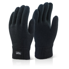 Thinsulate Woolly Gloves Black (Pair) - Indigo Supplies Ltd