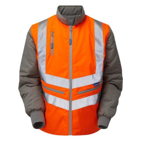 PULSAR PR498 High Visibility Bodywarmer Orange - Indigo Supplies Ltd