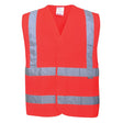 Portwest C470 High Visibility Waistcoat Orange - Indigo Supplies Ltd