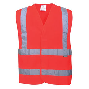 Portwest C470 High Visibility Waistcoat Orange - Indigo Supplies Ltd