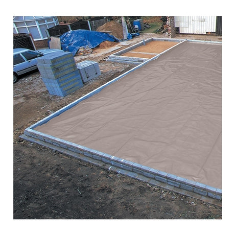 Temporary Polythene Sheeting 200 Gauge 33MU Clear 4Mx25M - Indigo Supplies Ltd