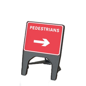 Melba Q Sign Pedestrian Reversible Arrow - Indigo Supplies Ltd