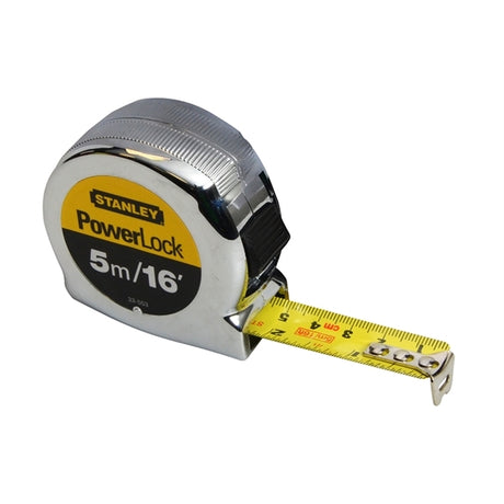 Stanley Powerlock Tape 5M - Indigo Supplies Ltd