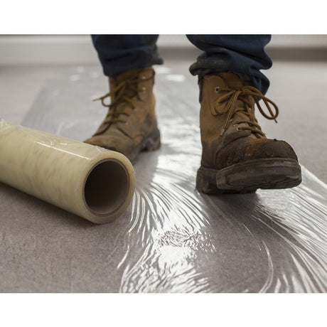 TacBac Self Adhesive Carpet Protection Roll 1200MMx100M - Indigo Supplies Ltd