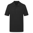 UCC003 Pique Polo Shirt Black - Indigo Supplies Ltd