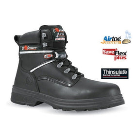 U-Power Performance Black S3 Boot - Indigo Supplies Ltd