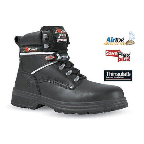 U-Power Performance Black S3 Boot - Indigo Supplies Ltd