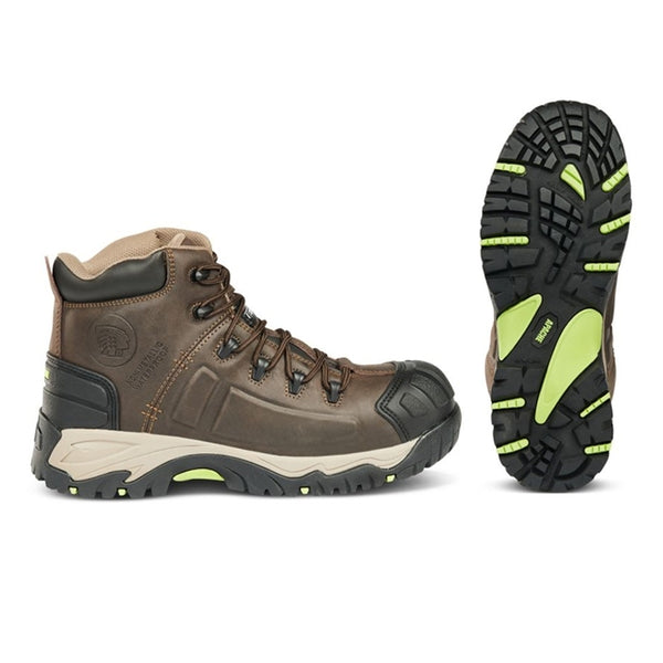 Apache Workwear Neptune Non-Metallic Waterproof Safety Boot S3 SRC HRO Brown - Indigo Supplies Ltd