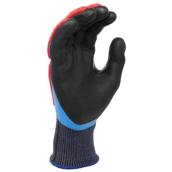 MCR IP1071ND Double Dip Nitrile Impact Gloves Cut F