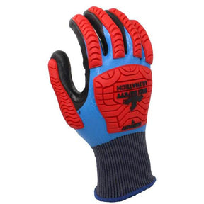 MCR IP1071ND Double Dip Nitrile Impact Gloves Cut F - Indigo Supplies Ltd