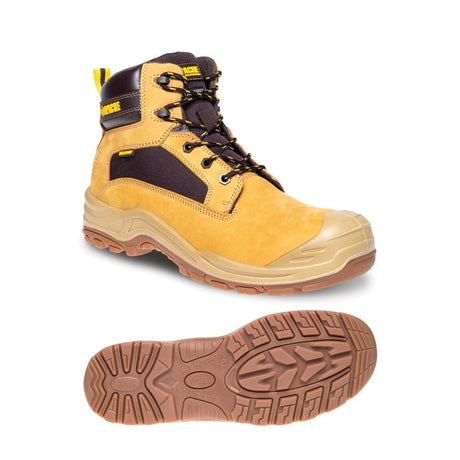 Sterling Arizona Safety Boot Nubuck S3 WR HRO SRC Honey - Indigo Supplies Ltd