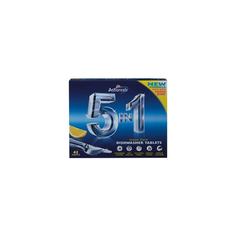 Astonish Dishwasher Tablets 5in1 42 Tablets - Indigo Supplies Ltd