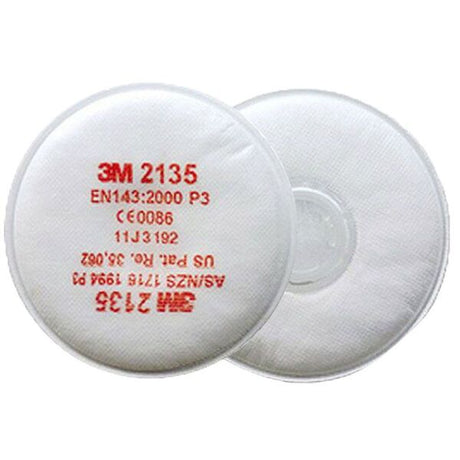 3M 2135 P3 Particulate Filter (Pair)To Suit 6000 &amp; 7000 Series - Indigo Supplies Ltd