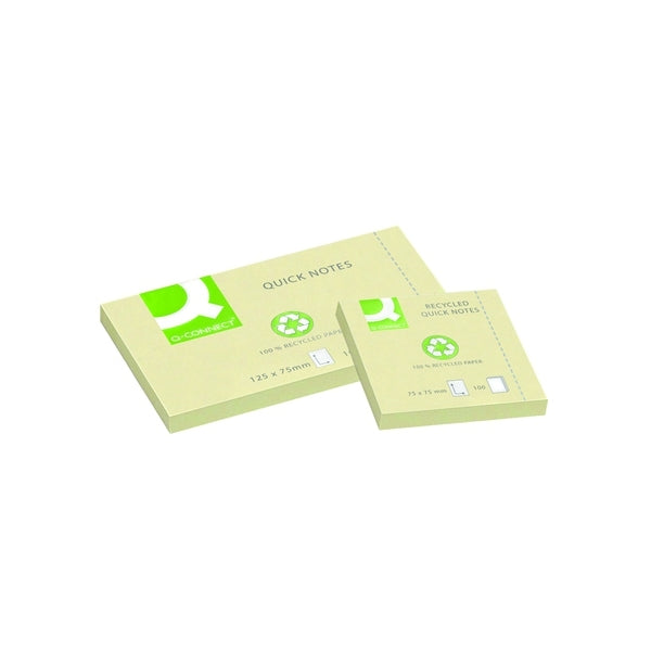 Sticky Notes Yellow 75x75MM 120 Sheet (Pack 12) - Indigo Supplies Ltd